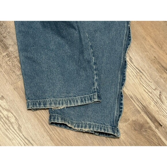 VTG Macgear Women’s Baggy Skater Jeans Tear away Stripe Rave Kikwear 90’s Y2K - Picture 5 of 7